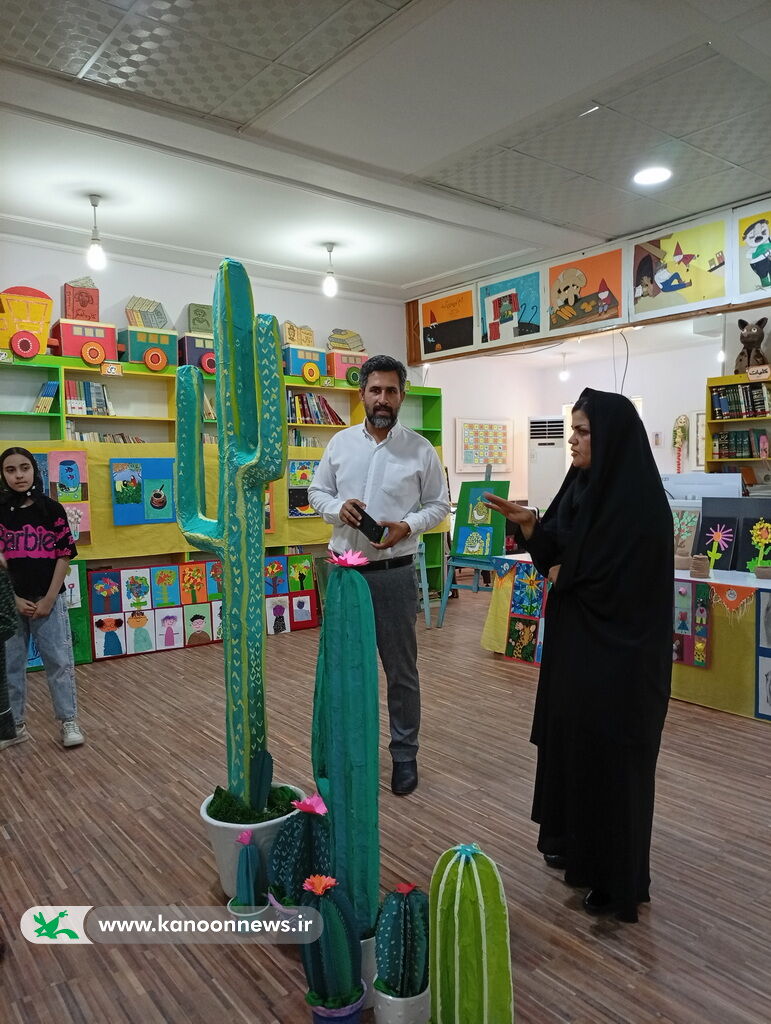 1334625-1 گشایش نمایشگاه آثار تابستانه اعضای کانون پرورش فکری در سراسر استان بوشهر