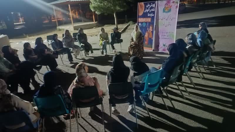 1335255-1 پویش ملی «ماه در آغوش سایهها» در اردوی دختران البرز برگزار شد