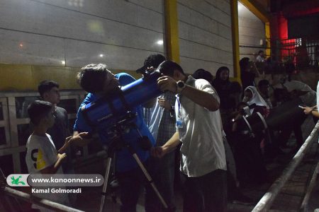 درخشش ماه خونین در کانون لرستان؛ رصدی به یادماندنی در خرم‌آباد