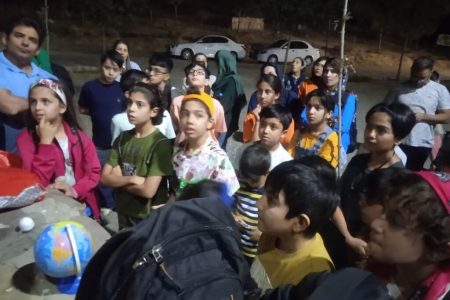 پویش ملی «ماه در آغوش سایه‌ها» در رصدخانه کانون خراسان رضوی