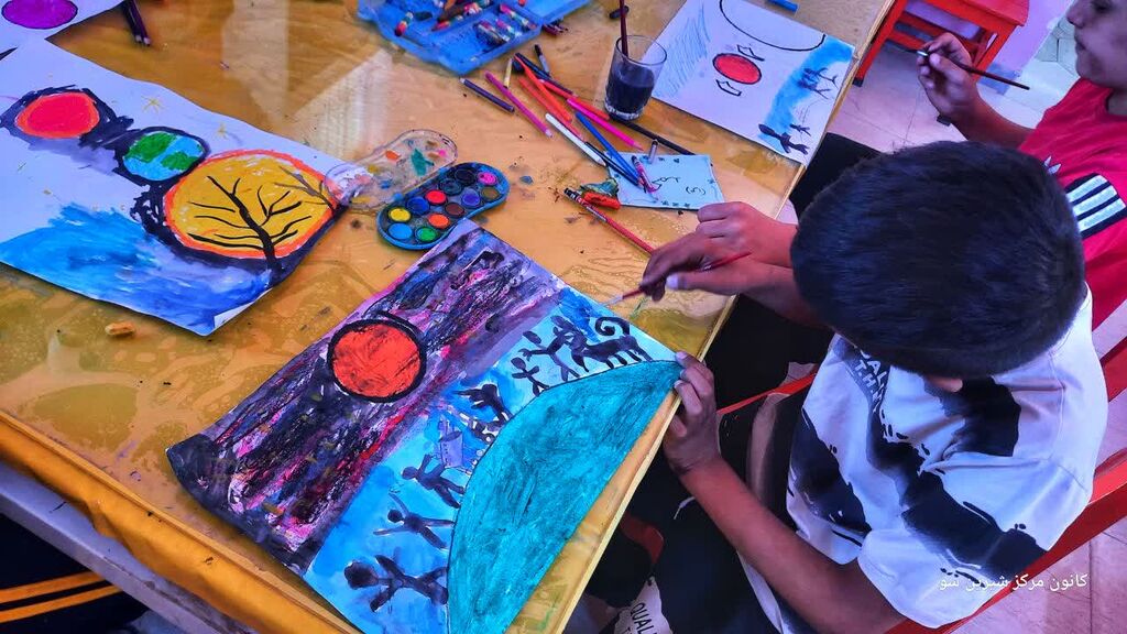 پویش "ماه در آغوش سایه‌ها" در مراکز کانون همدان اجرا شد