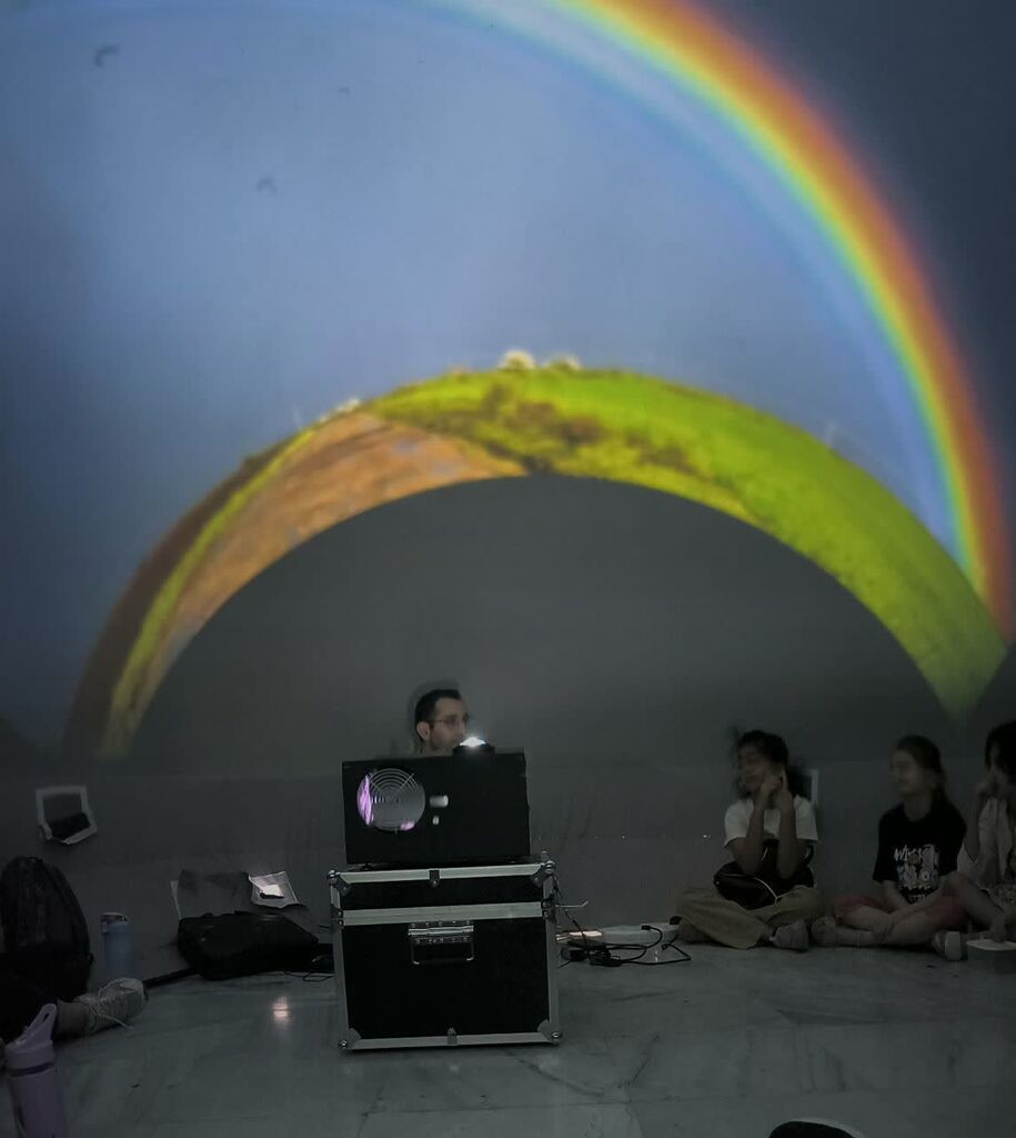 1336361-1 اعضای مرکز شماره ۲ کانون کرمانشاه ماه را در آسماننما رصد کردند