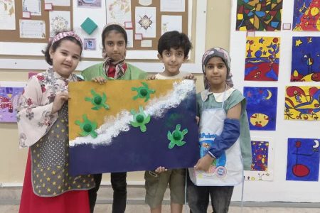 برگزاری کارگاه نقاشی خلاق در نمایشگاه ماهی پرنده