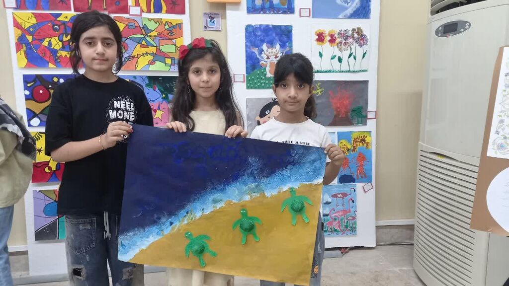 1336949-1 برگزاری کارگاه نقاشی خلاق در نمایشگاه ماهی پرنده