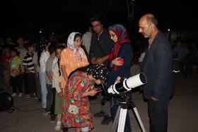 1337008-1 شبنشینی علمی اعضای کانون استان مرکزی در شبی که ماه و زحل همنشین بودند