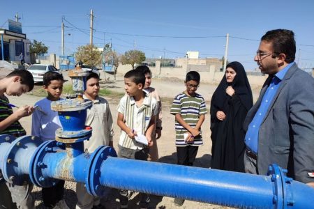 بازدید کانون‌ یاران میامی از اداره آب، گامی در جهت فرهنگ‌سازی مصرف بهینه آب