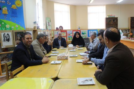 دیدار مدیرکل کانون استان با مسئولین شهرستان ورزقان