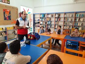 1339498-1 آموزش کمکهای اولیه و مانور زلزله در کانون تفرش