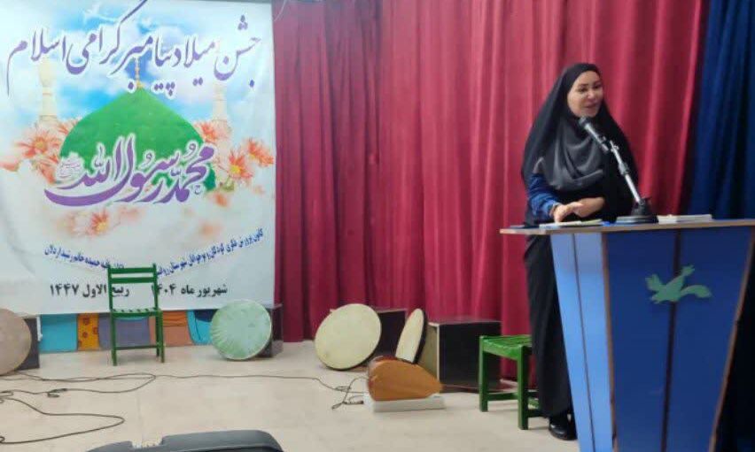 1339629-1 برگزاری جشن باشکوه میلاد پیامبر رحمت در مرکز روانسر