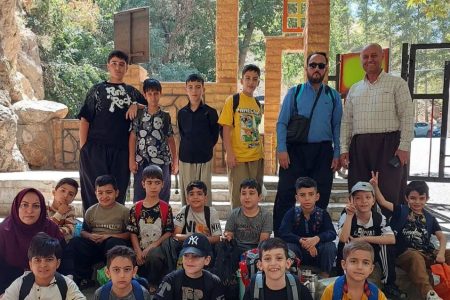 اردوی فرهنگی تفریحی اعضای کتابخوان جوانرودی در سراب دربند صحنه