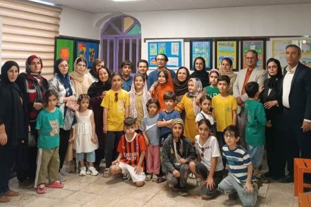 برپایی دومین نمایشگاه نقاشی آثار اعضای مرکز فرهنگی هنری کانون پرورش فکری دهدشت