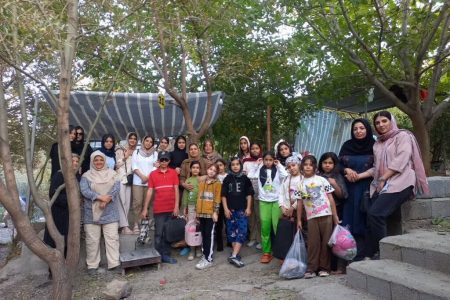 طبیعت‌گردی اعضای مرکز سنقر و والدین آنها در دستجرده