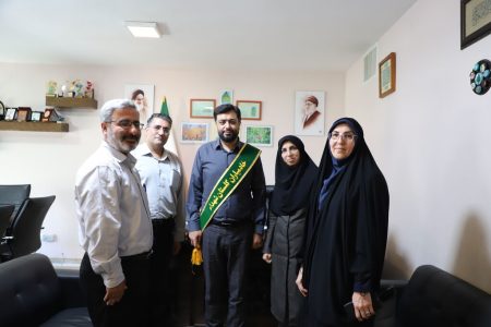 دیدار مدیر خادمیاران شهدای استان با مدیرکل کانون استان قزوین