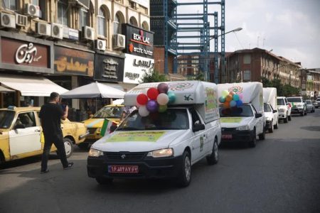 کاروان شادپیمایی کودکان و نوجوانان در ساری