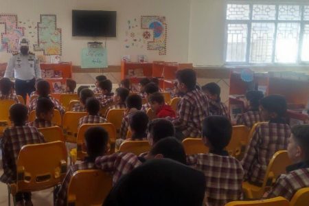 جشن هفته ملی کودک در مرکز شماره ۱۴ با حضور گرم پلیس راهور