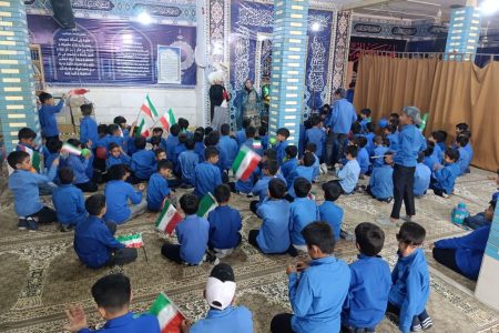 جشن هفته ملی کودک در دبستان روستای شمیل