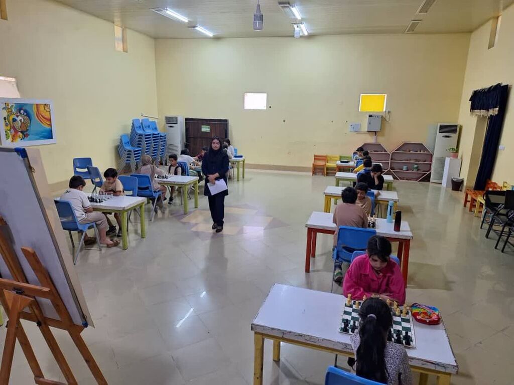 1349723-1 مسابقه "رپید شطرنج" ویژه کودکان و نوجوانان در مرکز فرهنگی هنری شماره چهار بندرعباس برگزار شد