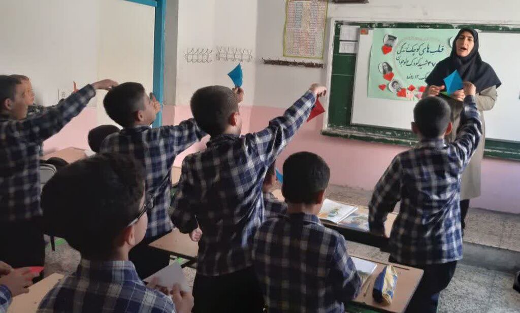 یادبود شهدای کودک با عنوان «قلب‌های کوچک زندگی»