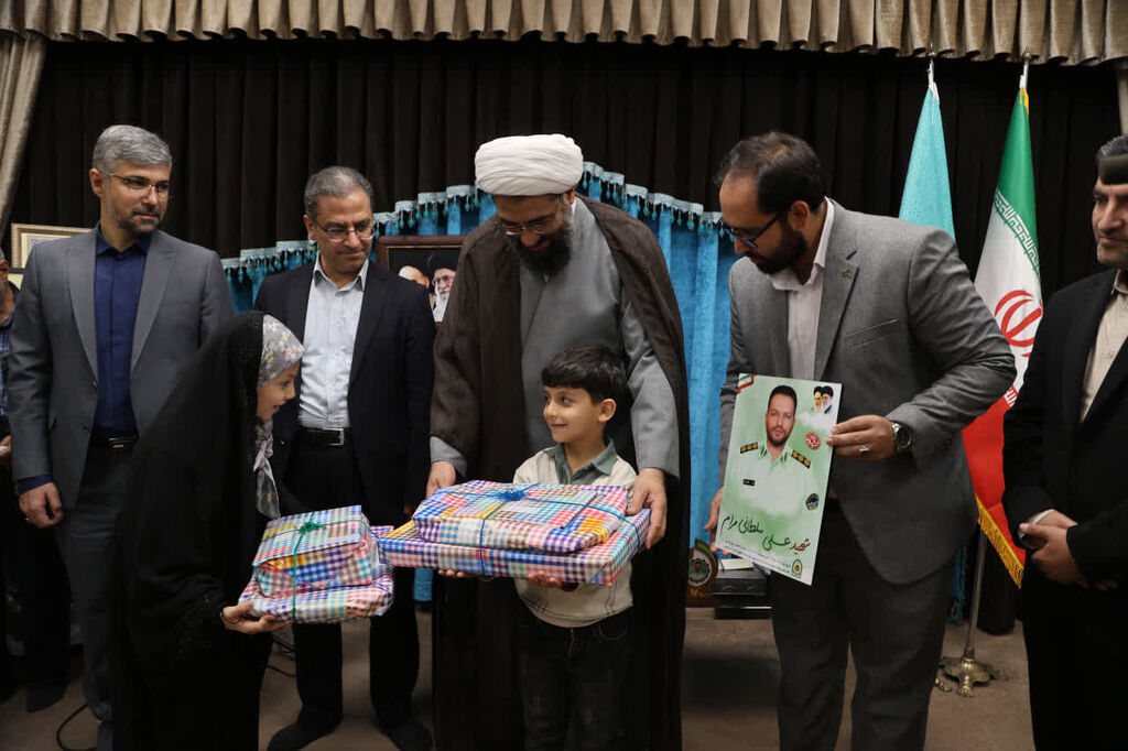 تجلیل از فرزندان شهید علی سلطانی‌مرام با حضور نماینده ولی فقیه در استان همدان
