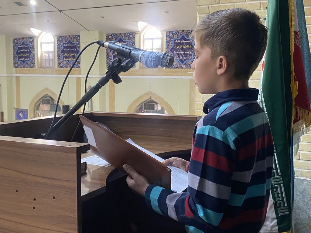 سخنرانی کودکان و نوجوانان پیش از خطبه‌های نماز جمعه در استان همدان