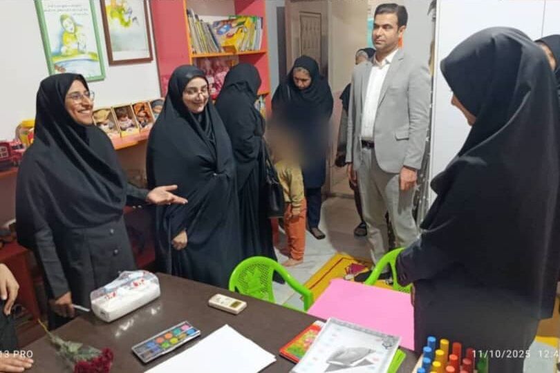 1352293-1 بازدید مدیر کل کانون هرمزگان از شیرخوارگاه الزهرا