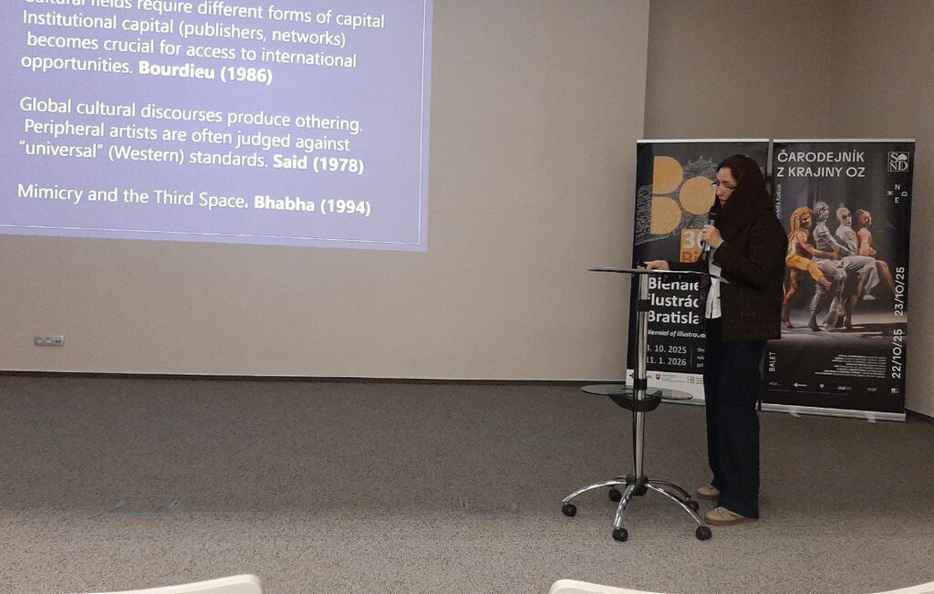 ارائه مقاله پژوهش‌گر ایرانی در دوسالانه تصویرگری براتیسلاوا ۲۰۲۵