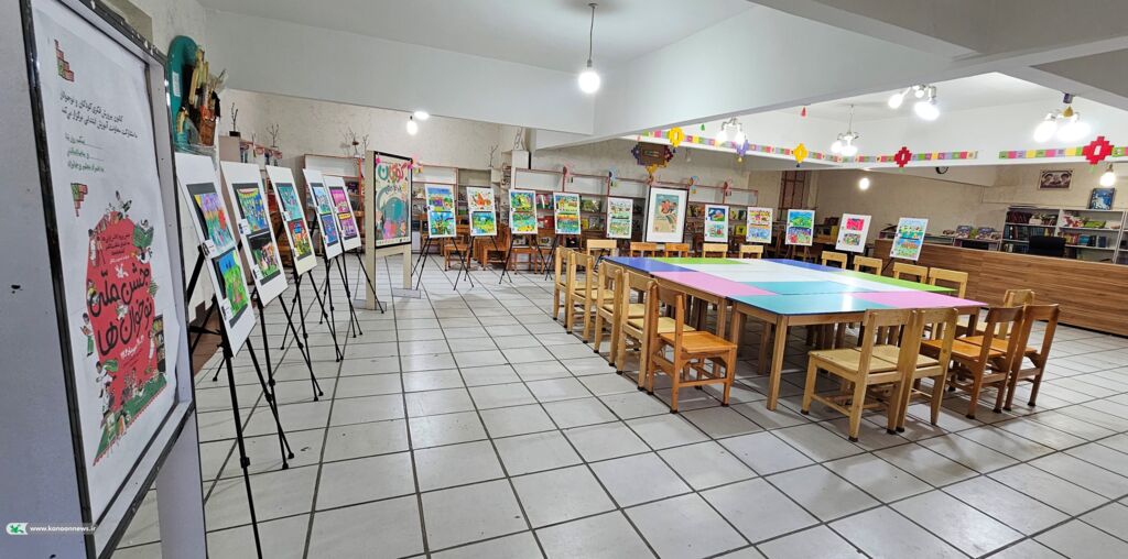 1353158-1 برپایی نمایشگاه نقاشی «نقش و رنگ کودکی» در یاسوج