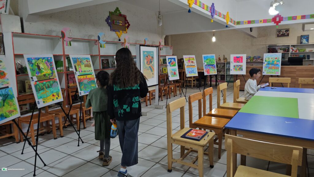 1353180-1 برپایی نمایشگاه نقاشی «نقش و رنگ کودکی» در یاسوج