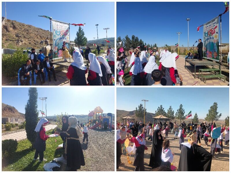 1354922-1 جشن شادی و همدلی خانوادهها در هفته ملی کودک/بادبادکها در آسمان انگوت به پرواز درآمدند