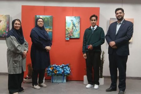 حضور معاون فرهنگی کانون در نمایشگاه آثار عضو باشگاه تصویرگران نوجوان