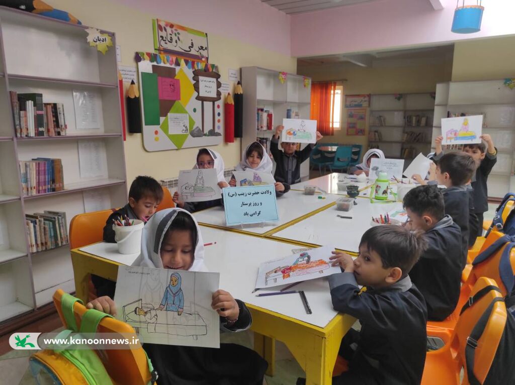 1361321-2 ویژهبرنامهای به مناسبت میلاد حضرت زینب(س) و روز پرستار در کانون پرورش فکری کودکان و نوجوانان شهرستان بیجار