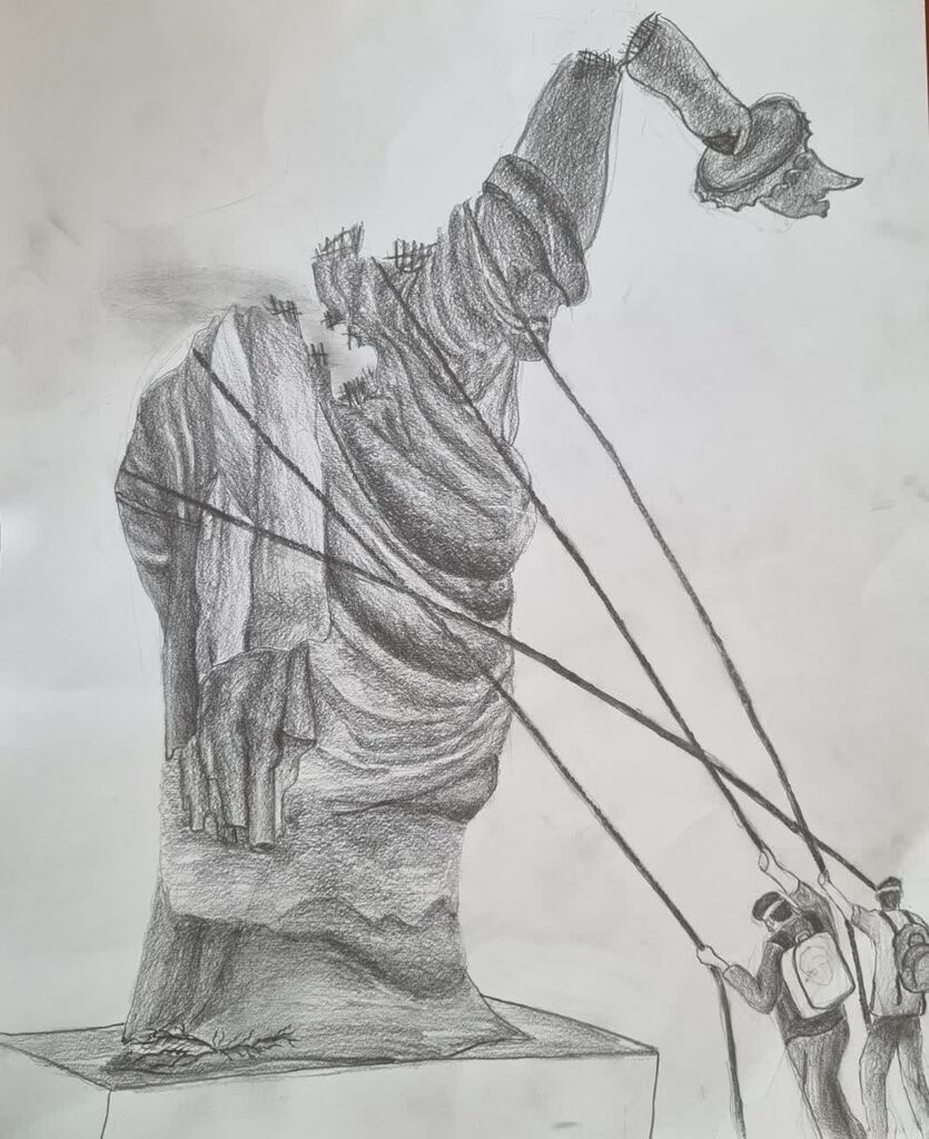 1365874-1 مسابقه نقاشی با موضوع استکبارستیزی در مرکز سرپلذهاب