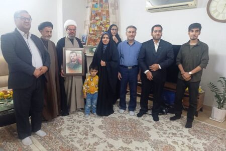 در خانه شهید شهباز، عطر تولد و یاد ایثار در هم آمیخت