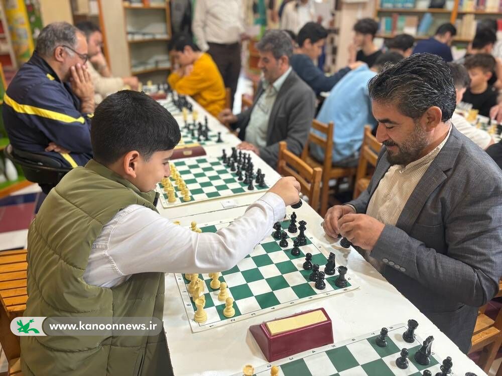 کانون مینودشت میزبان رقابت‌های شطرنج به مناسبت هفته کتاب