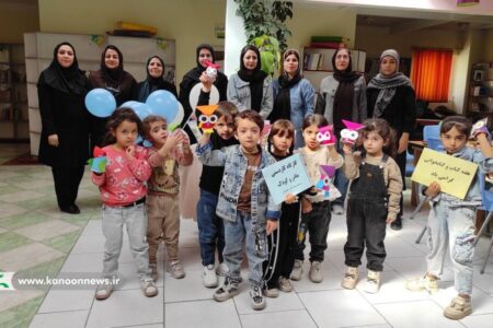 کارگاه کاردستی مادر و کودک در کانون بیجار به‌مناسبت هفته کتاب و کتاب‌خوانی