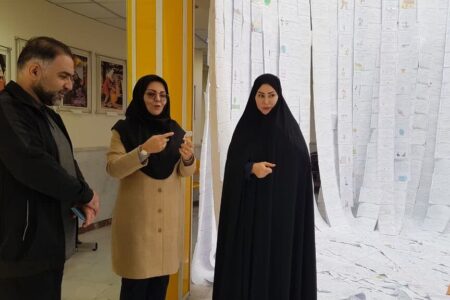 بازدید مدیرکل کتابخانه‌های عمومی از طرح‌های خلاق کتابخوانی کانون کرمانشاه