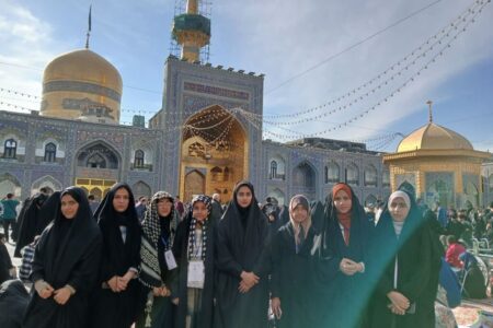 اعضای زیارت اولی‌ کانون استان قزوین مهمان امام رضا(ع) شدند