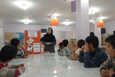 دورهمی با طعم کتاب در کانون پرورش فکری طبس