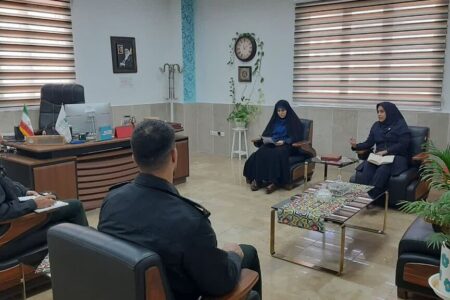 جلسه بررسی زمینه‌های مشارکت نیروی انتظامی استان در جشنواره قصه‌گویی کانون استان البرز