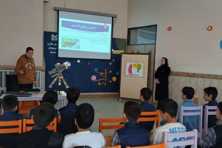 فعالیت اعضای نوجوان مرکز ۸ مشهد همزمان با هفته پژوهش