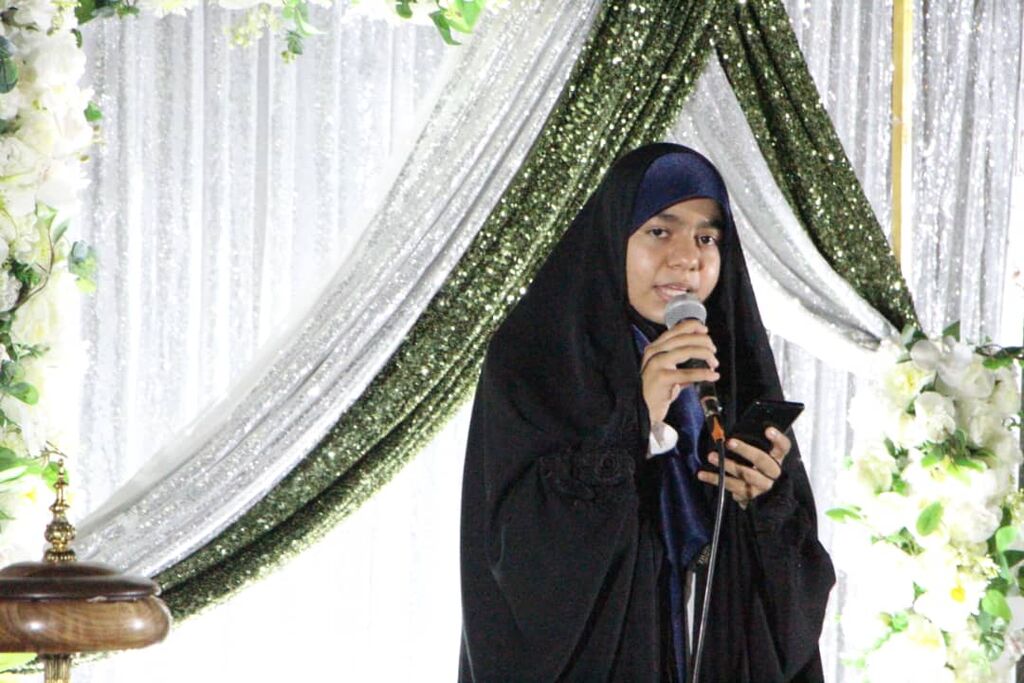 اجرای برنامه شعر خوانی و دکلمه خوانی توسط کانون یاران مرکزجاسک