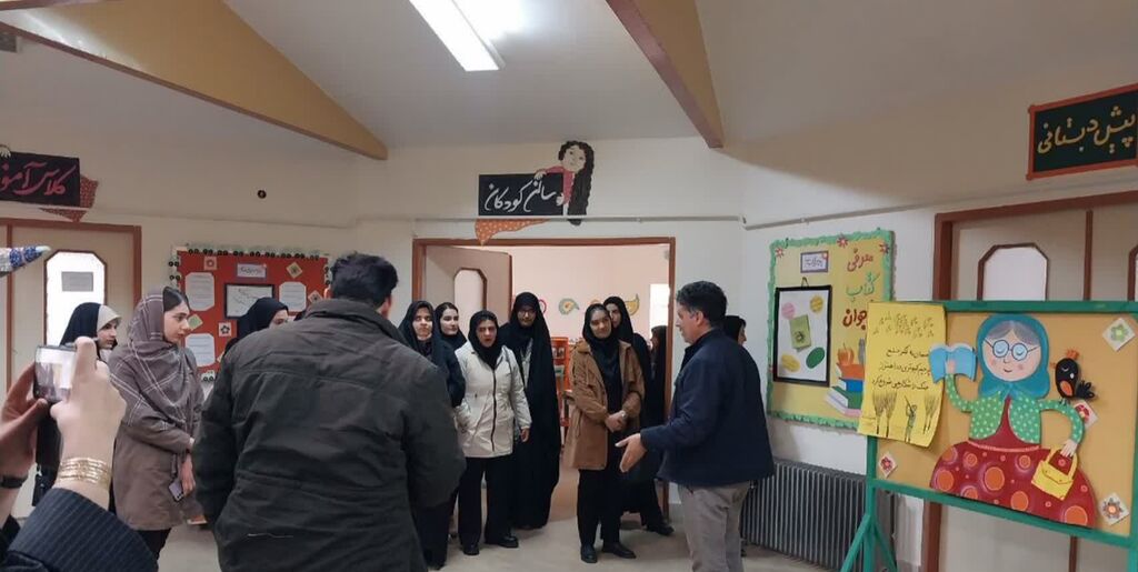 بازدید علمی دانشجویان علوم تربیتی از مرکز سنقر در هفته پژوهش