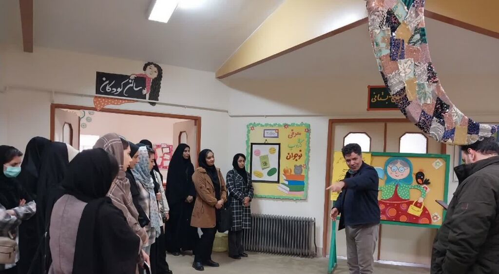 بازدید علمی دانشجویان علوم تربیتی از مرکز سنقر در هفته پژوهش