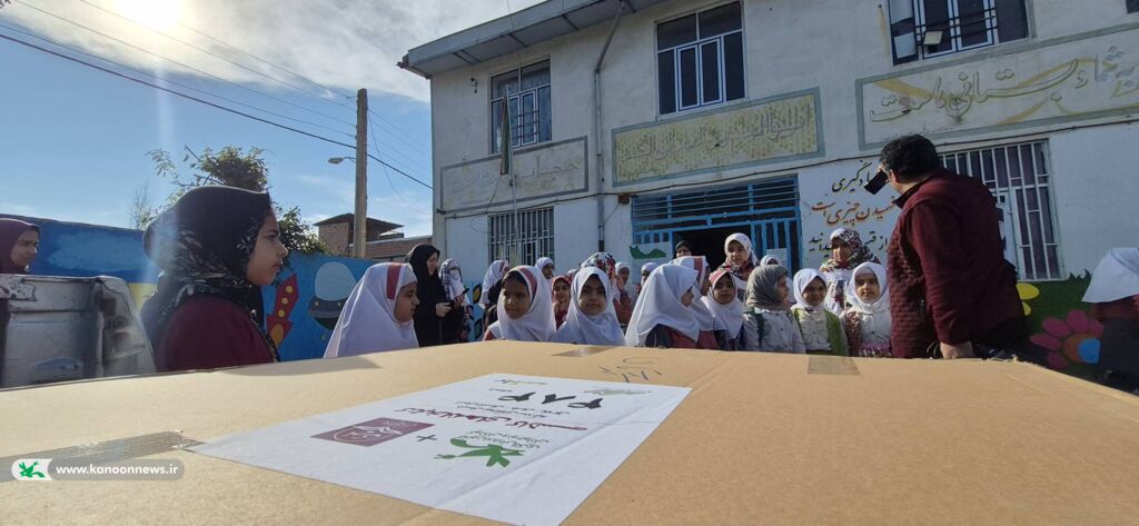 تجهیز مدارس روستایی رامیان در قالب طرح ملی «هزار درنای کاغذی»