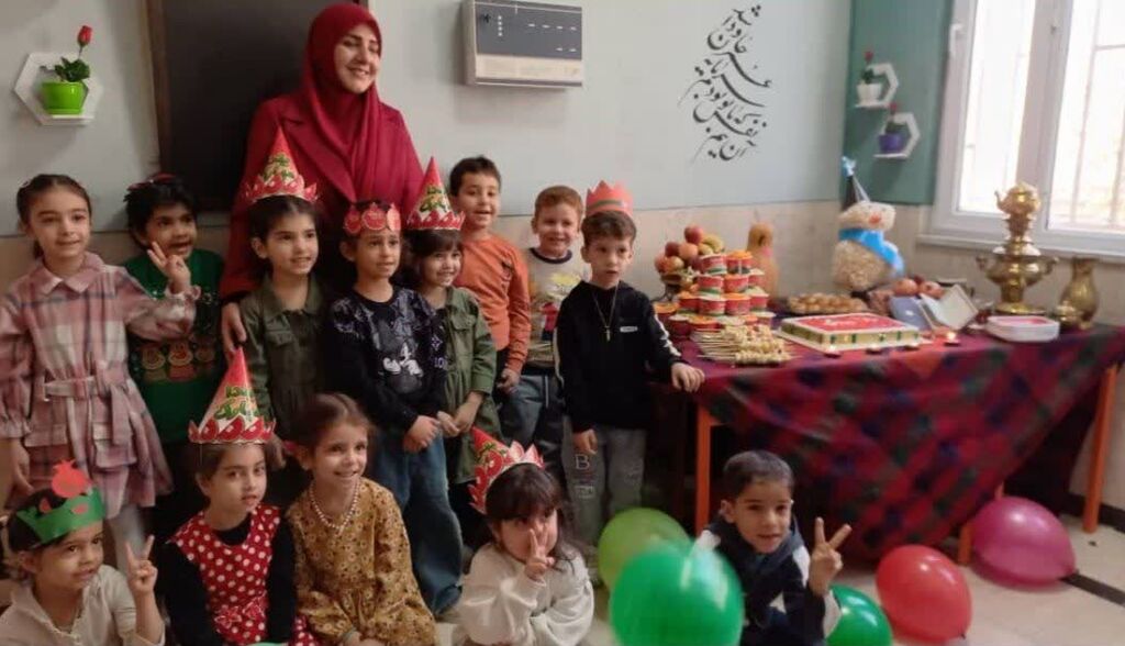 مرکز شماره ۱۲ کانون کرمانشاه میزبان یلدا با کودکستان «دارا و سارا» و خانواده‌هایشان در شد