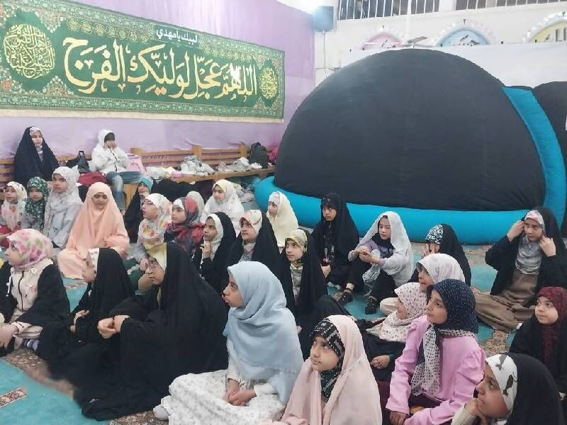 تجربه‌ای متفاوت از اعتکاف کودک و نوجوان با واحد نجوم سیار کانون فارس