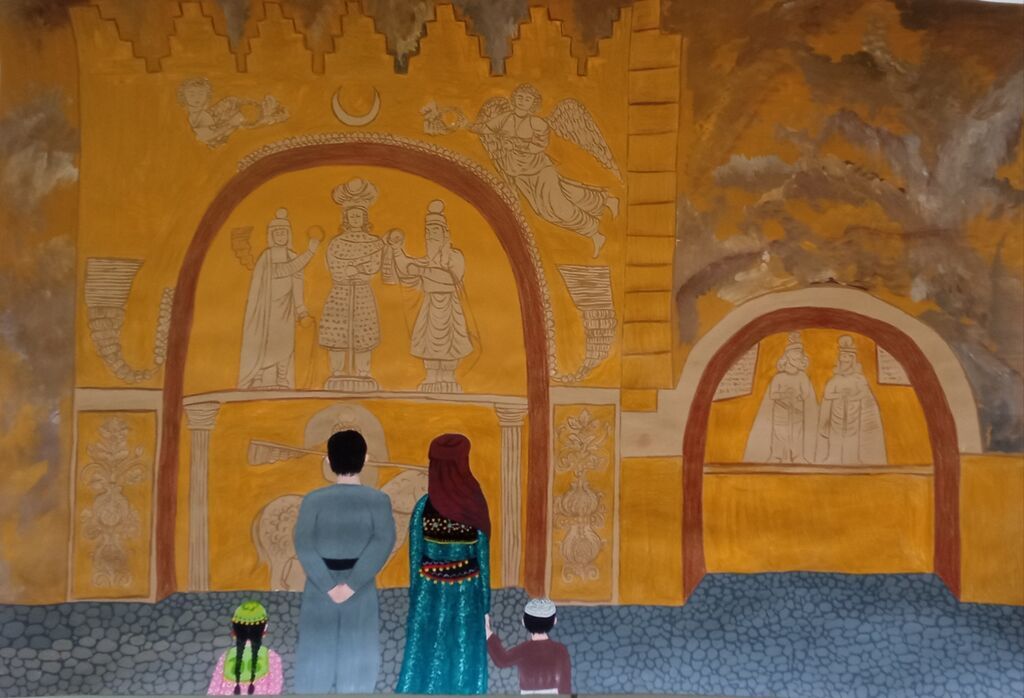 1395870-1 ۴ عضو کانون کرمانشاه در مسابقه بینالمللی نقاشی رومانی خوش درخشیدند