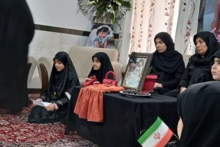 ابراز هم‌دردی اعضای کانون کرمانشاه با خانواده‌ی ملینا شهید سه‌ساله