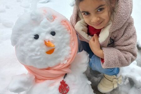 کانون کرمانشاه حتی با برف هم خلاقیت می‌آفریند