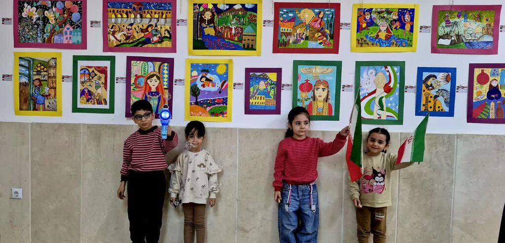 تجلی «ایران من» در بوم نقاشی کودکان‌ و نوجوانان البرزی